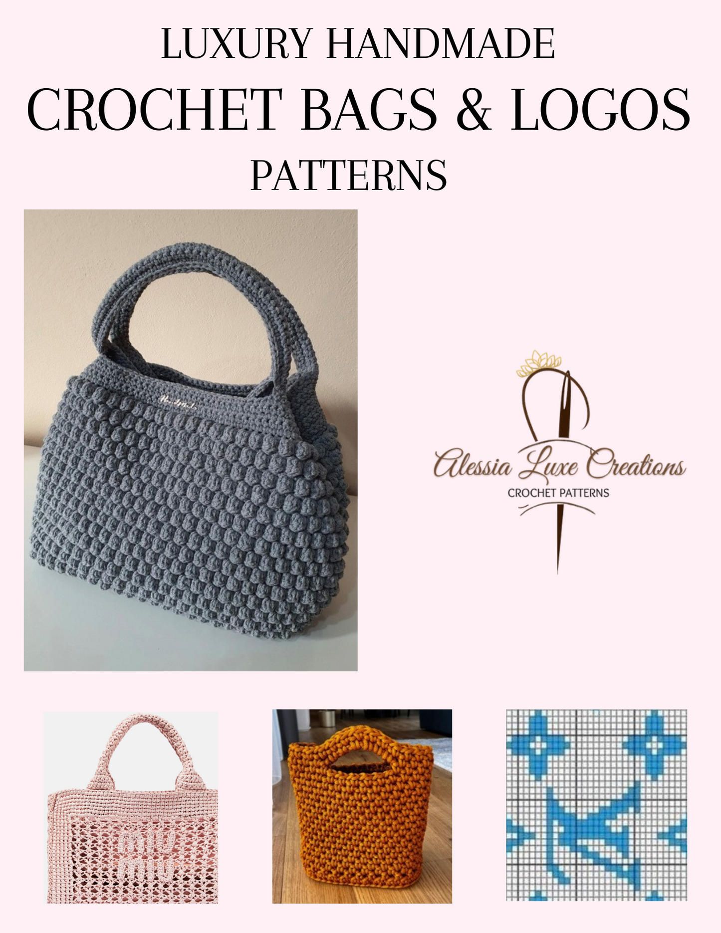 Crochet Luxury Bags & Logos